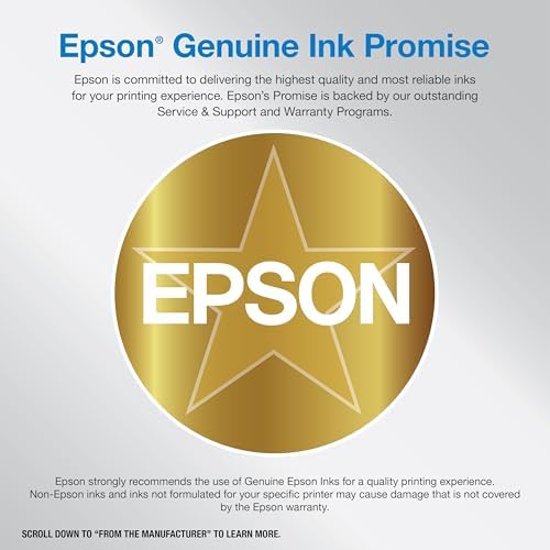Epson EcoTank ET 15000 Wireless Color All in One Supertank Printer with Scanner  Copier  Fax  Ethernet and Printing up to 13 x 19 Inches  Renewed Premium  White