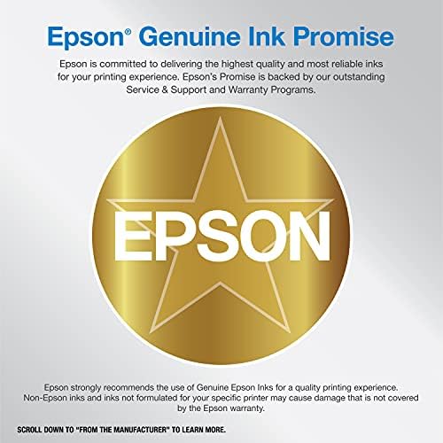 Epson EcoTank Photo ET 8500 Wireless Color All in One Supertank Printer with Scanner Copier  Ethernet and 4 3 inch Colorfull Touchscreen   White