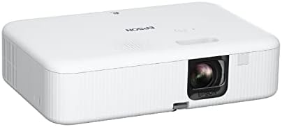 Epson EpiqVision Flex CO FH02 Full HD 1080p Smart Streaming Portable Projector  3 Chip 3LCD  3 000 Lumen Color/White Brightness  Android TV  Bluetooth  5W Speaker  Home Entertainment  Renewed 