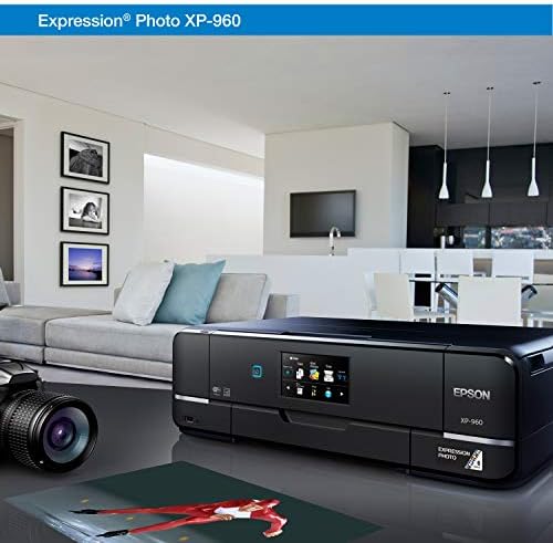 Epson Expression Photo XP 970 Wireless Color Photo Printer with Scanner and Copier  Black
