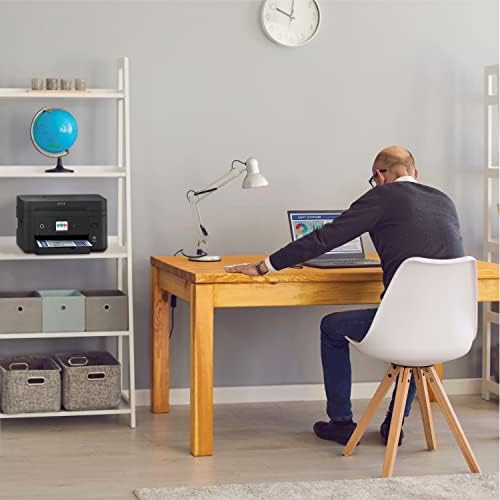 Epson Workforce WF 2960 Wireless All in One Printer with Scan  Copy  Fax  Auto Document Feeder  Automatic 2 Sided Printing  2 4 Touchscreen Display  150 Sheet Paper Tray and Ethernet Black