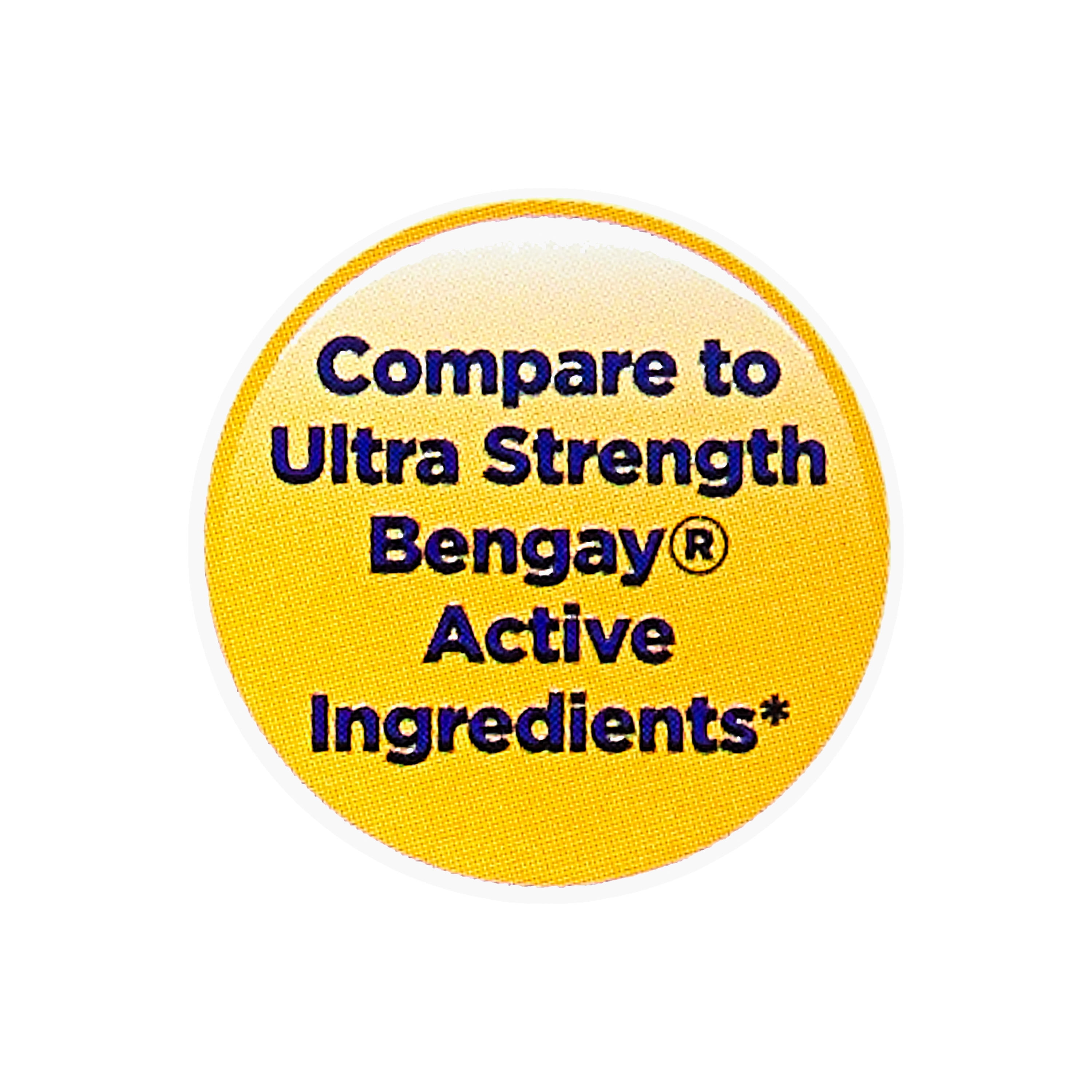 Equate Ultra Strength Pain Relieving Cream  4 oz  Compare to Ultra Strenght Bengay  Active Ingredients
