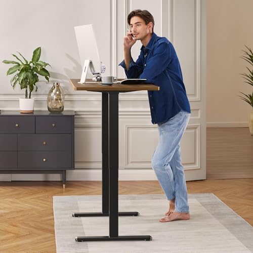 ErGear Dual Motor Standing Desk Frame  Electric Adjustable Legs Compatible Desktop Size 44  90   264 lbs Weight Capacity  4 Memory Height Settings Stand up Desks Base  Black Frame Only