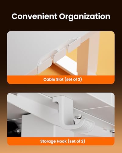 ErGear Height Adjustable Electric Standing Desk  47 2 x 23 6 Inches Sit Stand up Desk  Memory Computer Home Office Desk with Two Piece Desktop  Black