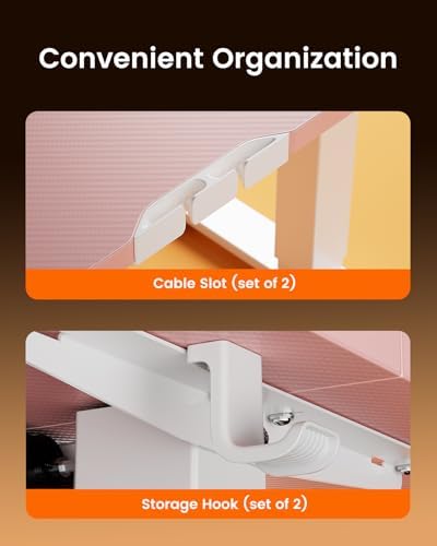 ErGear Height Adjustable Electric Standing Desk  47 2 x 23 6 Inches Sit Stand up Desk  Memory Computer Home Office Desk with Two Piece Desktop  Black