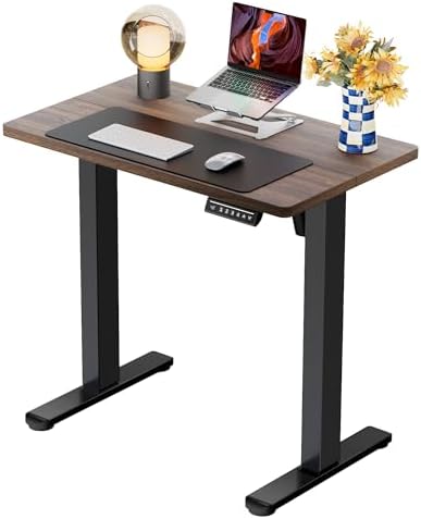 ErGear Height Adjustable Electric Standing Desk  47 2 x 23 6 Inches Sit Stand up Desk  Memory Computer Home Office Desk  Black 