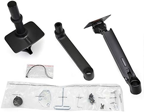 Ergotron   LX Monitor Arm  Single Monitor Desk Mount   fits Flat Curved Ultrawide Computer Monitors up to 34 Inches  7 to 25 lbs  VESA 75x75mm or 100x100mm   Matte Black