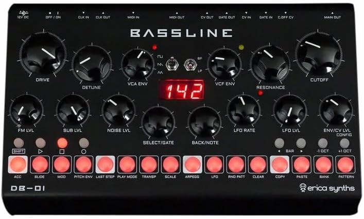 Erica Synths Bassline DB 01 Desktop Bassline Synthesizer