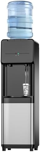 Euhomy Hot & Cold Water Dispenser  Top Loading Water Dispenser for 3 or 5 Gallon Bottles  Top Loading Hot & Cold Water Dispensor with Child Safety Lock  for Office  Home