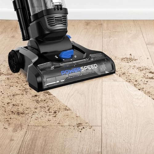 Eureka PowerSpeed Lightweight Upright Vacuum Cleaner for Carpet and Hard Floor  Powerful Bagless Upright Vacuum Cleaner for Home Pets  NEU181A  Blue