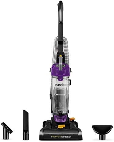 Eureka PowerSpeed Lightweight Upright Vacuum Cleaner for Carpet and Hard Floor  Powerful Bagless Upright Vacuum Cleaner for Home Pets  NEU181A  Blue