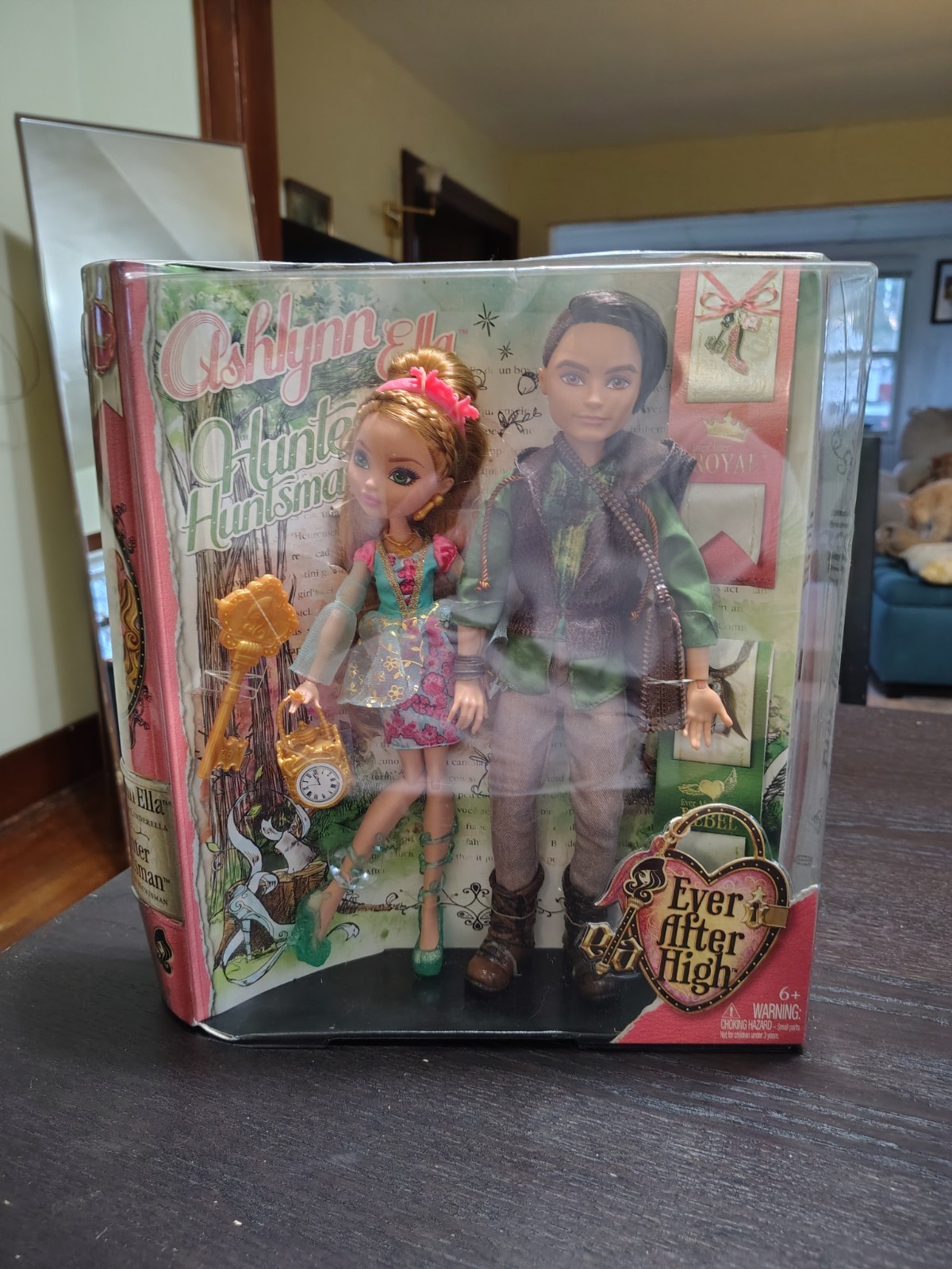 Ever After High Ashlynn Ella & Hunter Huntsman Doll Set 2013 Mattel New