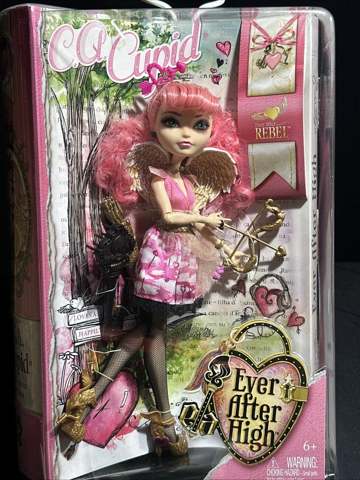 Ever After High C A  Cupid Doll EAH 2013 Original G1 Valentine Eros Monster High