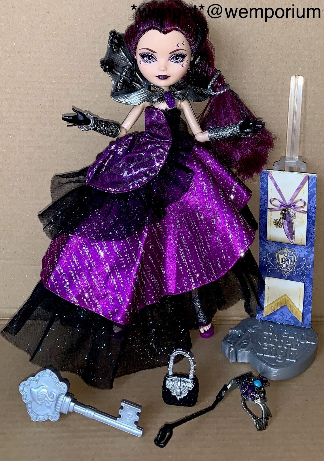 Ever After High Doll Raven Queen Thone Coming Thronecoming Vgc