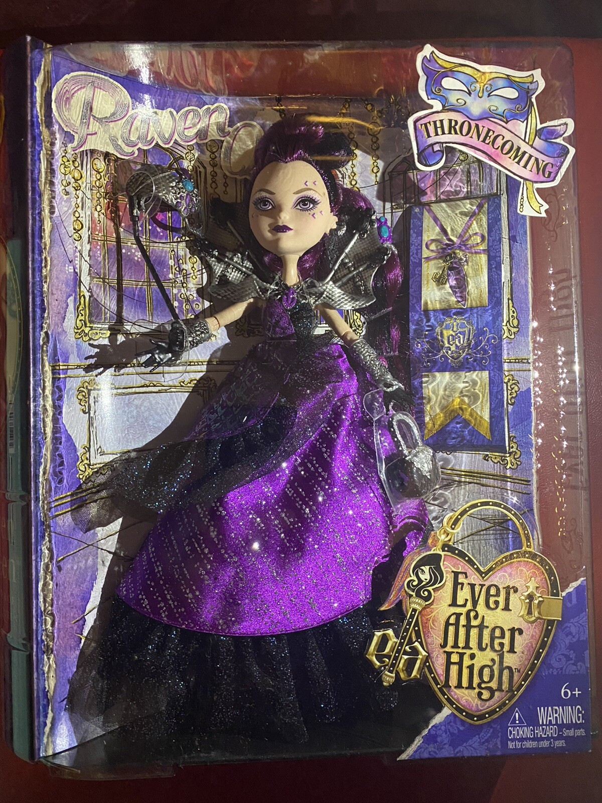 Ever After High "Thronecoming" Series   RAVEN QUEEN DOLL   MATTEL