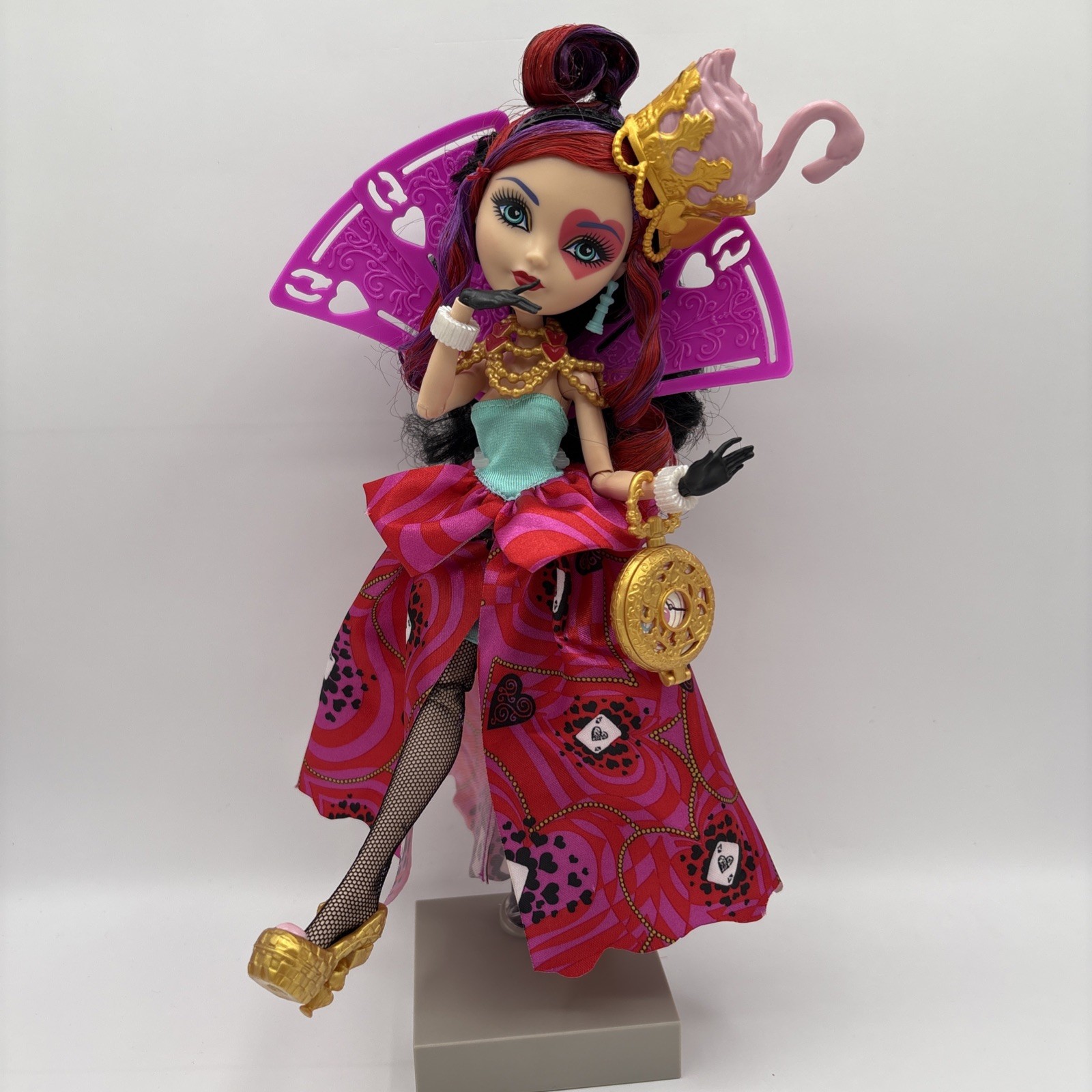 Ever After High Way Too Wonderland Lizzie Hearts Doll Mattel 2015 NC