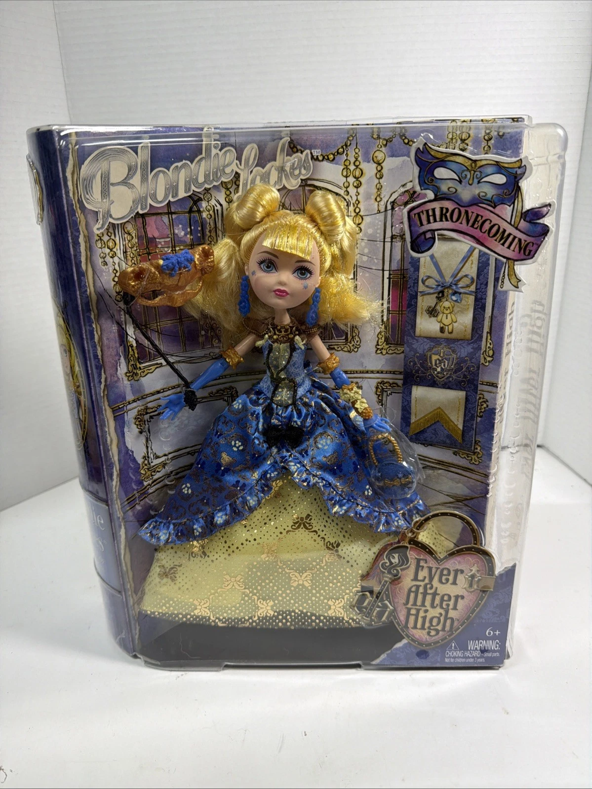 Ever After High   BLONDIE LOCKES  THRONECOMING  DOLL   MATTEL   Retired