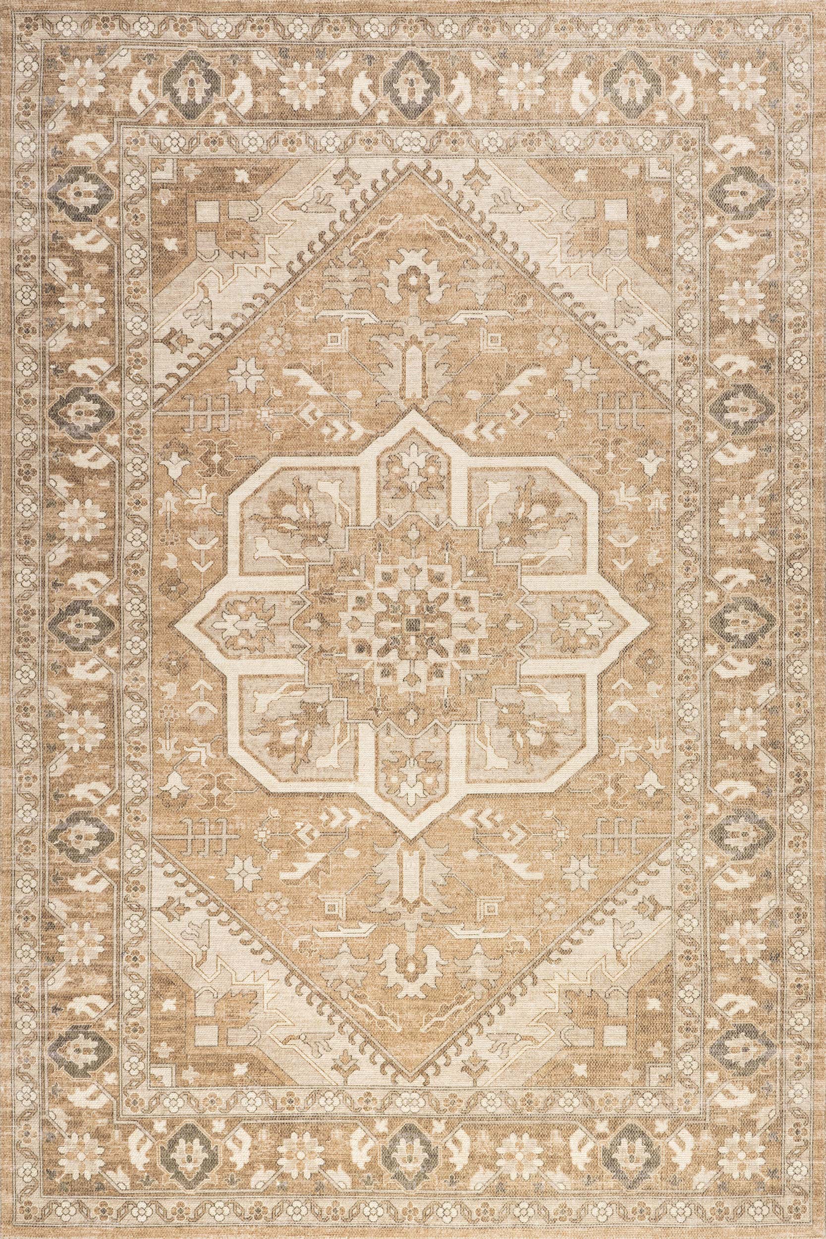 Evermore Medallion Wool and Cotton Rug