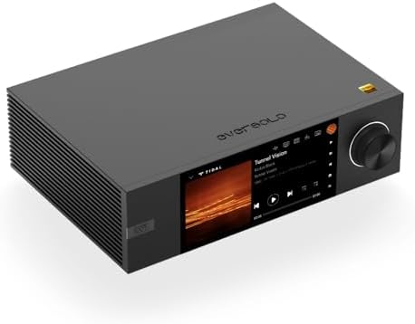 Eversolo Play   Music Streamer with DAC & Amplifier 60W 2ch 8   / 110W 2ch 4     5 5 LCD Touchscreen  Support Room Correction & Multi Room System  Stream Qobuz  Tidal&More   Black  Standard Edition 