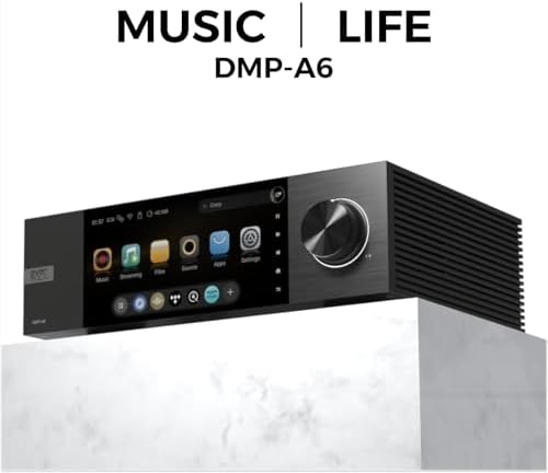 Eversolo Play   Music Streamer with DAC & Amplifier 60W 2ch 8   / 110W 2ch 4     5 5 LCD Touchscreen  Support Room Correction & Multi Room System  Stream Qobuz  Tidal&More   Black  Standard Edition 