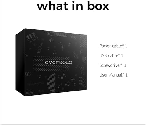 Eversolo Play   Music Streamer with DAC & Amplifier 60W 2ch 8   / 110W 2ch 4     5 5 LCD Touchscreen  Support Room Correction & Multi Room System  Stream Qobuz  Tidal&More   Black  Standard Edition 