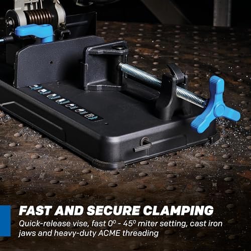 Evolution S14CPS 14 Heavy Duty Metal Cutting Chop Saw   3 500  Cuts with EVOMAX14ST Blade   14 Blade Compatible   Industrial Power Saw  Soft Start Motor  E Brake  Precision Shadow Line Guide