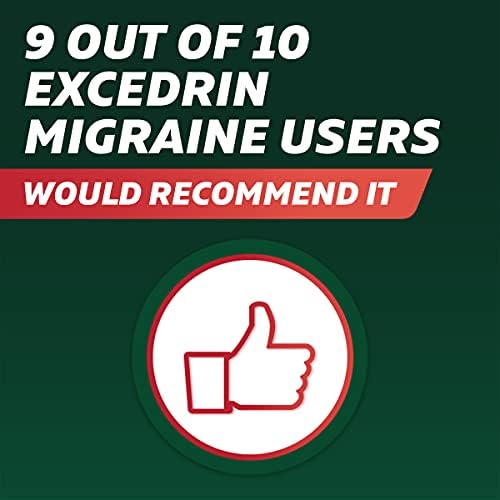Excedrin Migraine Relief Caplets to Alleviate Migraine Symptoms   200 Count