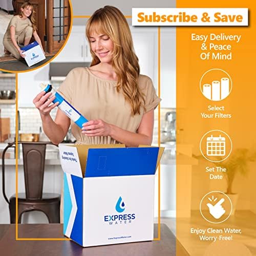 Express Water 3 Year Reverse Osmosis System Replacement Filter Set 21 Filters  Carbon GAC  ACB  PAC  Sediment SED 10 inch Size
