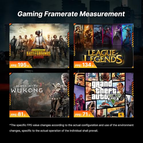 External GPU Docking Station  eGPU Enclosure with AMD Radeon 7600M GPU Graphics Card  HDMI2 1  DisplayPort2 0  Oculink  USB4  eGPU Dock for Mini PC Laptop Notebook Game Console