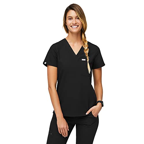 Talla XXS FIGS Catarina Scrub Tops for Women   Classic Fit  1 Pocket  Four Way Stretch  Anti Wrinkle