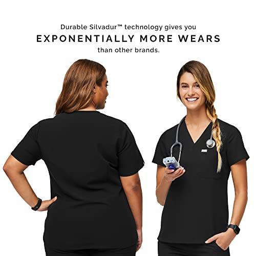 Talla XXS FIGS Catarina Scrub Tops for Women   Classic Fit  1 Pocket  Four Way Stretch  Anti Wrinkle