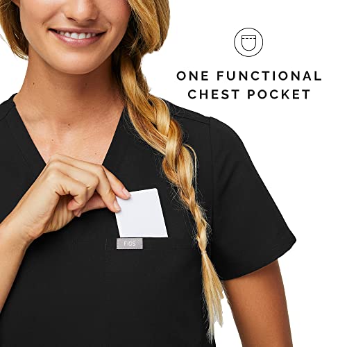 Talla XXS FIGS Catarina Scrub Tops for Women   Classic Fit  1 Pocket  Four Way Stretch  Anti Wrinkle