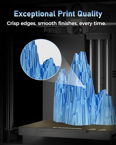 FLASHFORGE 3D Printer AD5M  CoreXY 600mm/s High Speed Printer with 1 Click Auto Leveling  High Temp Direct Drive Extruder  3s Quick Swap Nozzle  220 220 220mm Build Volume