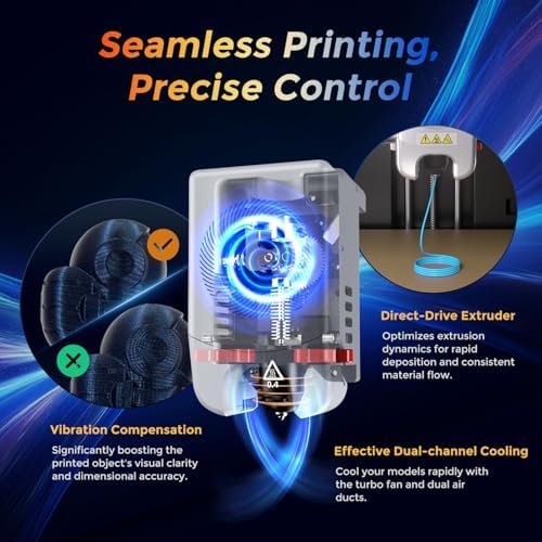 FLASHFORGE 3D Printer AD5M  1 Click Full Auto Calibration 600mm/s Fast Printing  CoreXY High Speed Precision with Every Layer  3S Quick Swap Nozzle  Customizable Enclosure  Build Volume 220 220 220mm