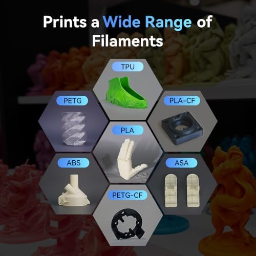 FLASHFORGE AD5M 3D Printer Fully Auto Calibration Print with 1 Click Max 600mm/s Speed  All Metal CoreXY Structure Precise Printing  Easy Maintenance Quick Swap Nozzle  Print Size 220x220x220mm
