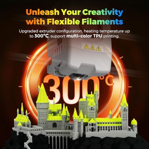FLASHFORGE AD5X Multi Material 3D Printer 4 Color Printing  600mm/s Speed 1 Click Print with DIY IFS Creations  Full Auto Calibration & Filament Backup  AD5X  Multi Color Productivity Booster