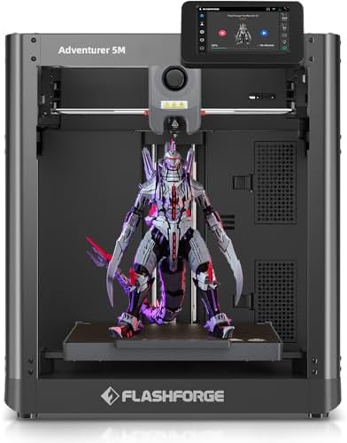 FLASHFORGE AD5X Multi Material 3D Printer 4 Color Printing  600mm/s Speed 1 Click Print with DIY IFS Creations  Full Auto Calibration & Filament Backup  AD5X  Multi Color Productivity Booster