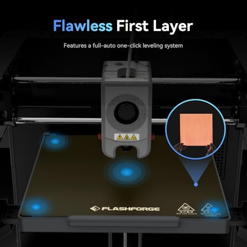 FLASHFORGE AD5X Multi Material 3D Printer 4 Color Printing  600mm/s Speed 1 Click Print with DIY IFS Creations  Full Auto Calibration & Filament Backup  AD5X  Multi Color Productivity Booster