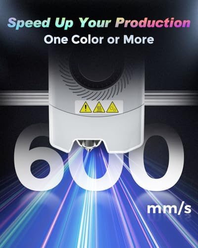 FLASHFORGE AD5X Multi Color 3D Printer  CoreXY 600mm/s High Speed  1 Click Auto Leveling  300 C Direct Drive Extruder  220x220x220mm Build Volume  Ideal for Precision and Efficiency