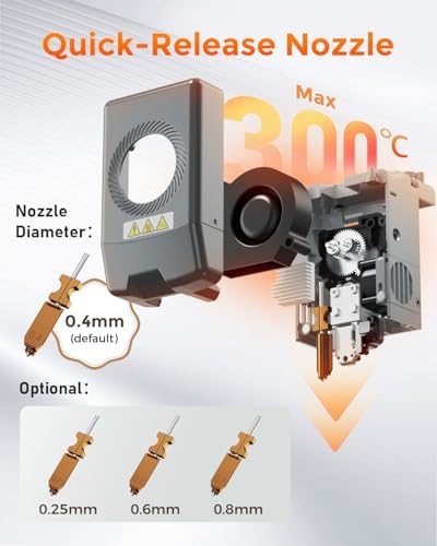 FLASHFORGE AD5X Multi Color 3D Printer 4 Colors with IFS  Fully Auto Leveling FDM 3D Printer with Max 600mm/s High Speed Printing and Max 300 C Nozzle  Large Printing Size 220   220   220mm