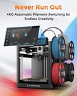 FLASHFORGE AD5X Multicolor 3D Printers w/ Max 600mm/s High Speed Auto Leveling