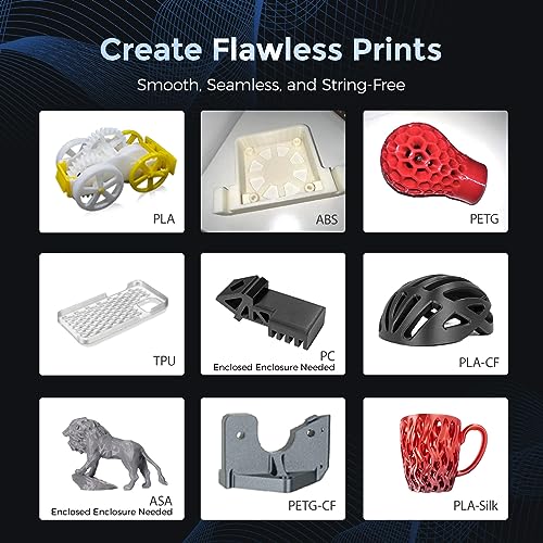 FLASHFORGE Adventurer 5M 3D Printer with Fully Auto Leveling  Max 600mm/s High Speed Printing  280 C Direct Extruder with 3S Detachable Nozzle  CoreXY All Metal Structure  Print Size 220x220x220mm