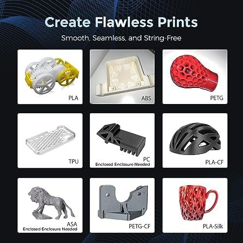 FLASHFORGE Adventurer 5M 3D Printer with Fully Auto Leveling  Max 600mm/s High Speed Printing  280 C Direct Extruder with 3S Detachable Nozzle  CoreXY All Metal Structure  Print Size 220x220x220mm