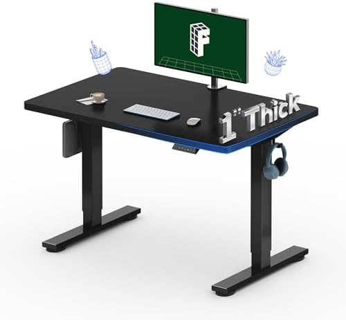 FLEXISPOT 71x32 Large Dual Motor Electric Standing Desk  Black Walnut   198 LBS Heavy Duty Capacity  Ideal for Home Office  Creative Studio  or Multi Monitor Setup