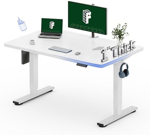 FLEXISPOT 71x32 Large Dual Motor Electric Standing Desk  Black Walnut   198 LBS Heavy Duty Capacity  Ideal for Home Office  Creative Studio  or Multi Monitor Setup