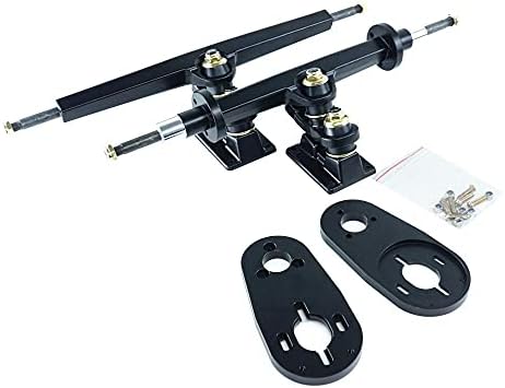 FLIPSKY 12 Inch Double Kingping Trucks for DIY Electric Skateboard   Esk8 Gold Screw Version  12 Truck with Motor Mount 