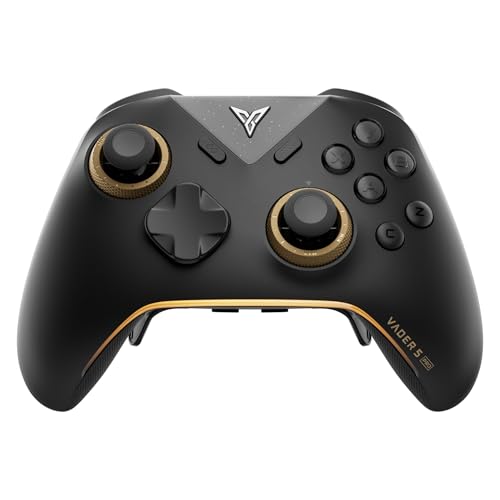 FLYDIGI Vader 5 Pro PC Controller  FORCEFLEX Joysticks  3ms Ultra Low Latency  FORCESWITCH Triggers  8 Extra Buttons  Triggers & Grips Vibration  1000mAh Battery  PC/NS/Android/TV