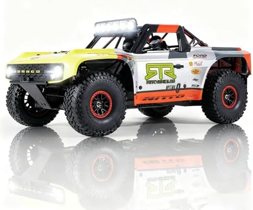 FMS 1/7 Ford Bronco RTR EB Fast RC Truck   Licensed by Ford & RTR Vehicles  80km/h Short Course Truck  4WD Brushless RC Car  CNC Metal Parts  Off Road Rock Crawler 4x4 for Adults  2025 paint scheme 