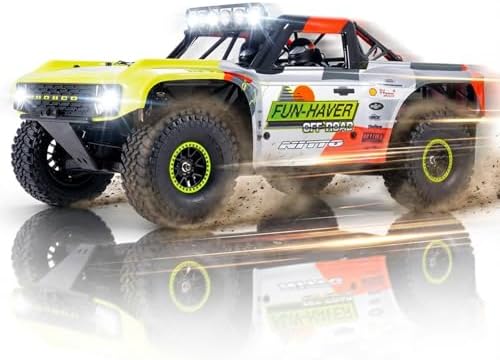 FMS 1/7 Ford Bronco RTR EB Fast RC Truck   Licensed by Ford & RTR Vehicles  80km/h Short Course Truck  4WD Brushless RC Car  CNC Metal Parts  Off Road Rock Crawler 4x4 for Adults  2025 paint scheme 