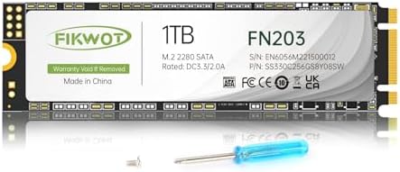 FN203 M 2 SATA SSD   SLC Cache 3D NAND TLC SATA III 6Gb/s M 2 2280 NGFF Internal Solid State Drive  Up to 550MB/s  Compatible with Ultrabooks  Tablet Computers and Mini PCs  1TB 